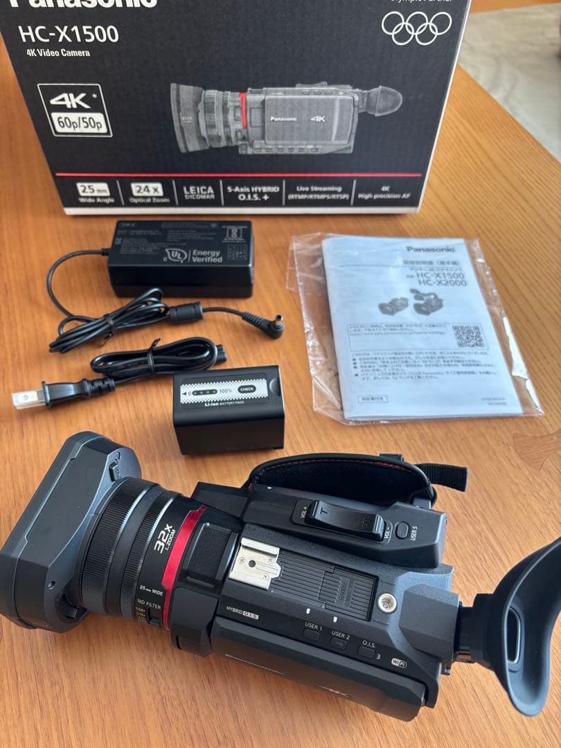 Panasonic 4K デジタルビデオカメラ HC-X1500