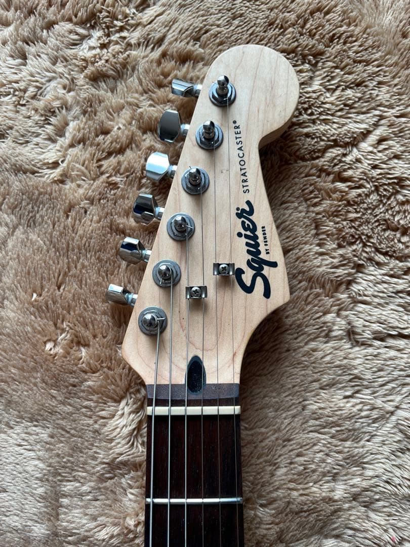 【調整済】squier fender スクワイア　ストラト　エレキギター　美品