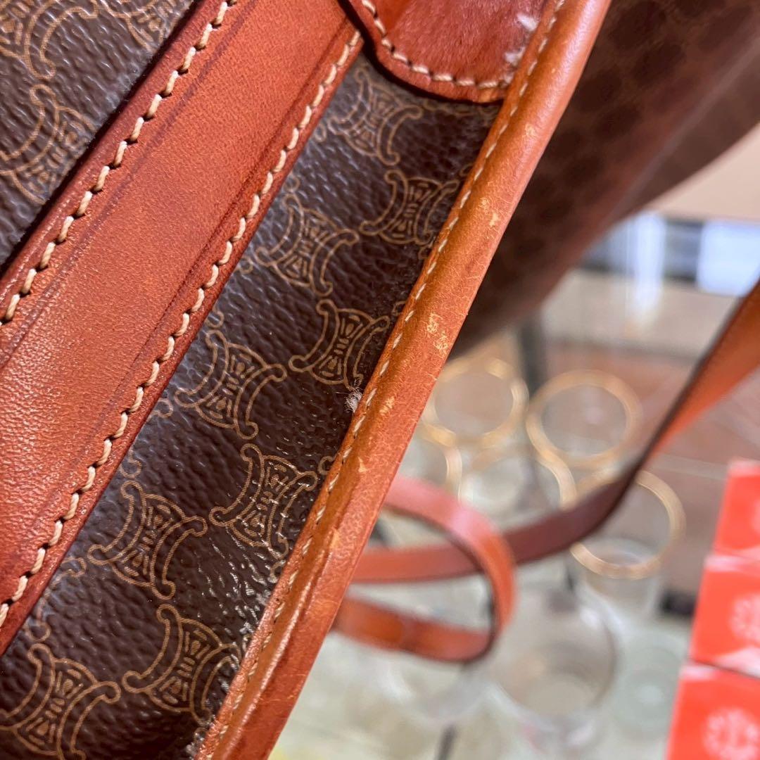 も*様 CELINE セリーヌ　マカダム柄　ショルダーバッグ　定番　ロゴ