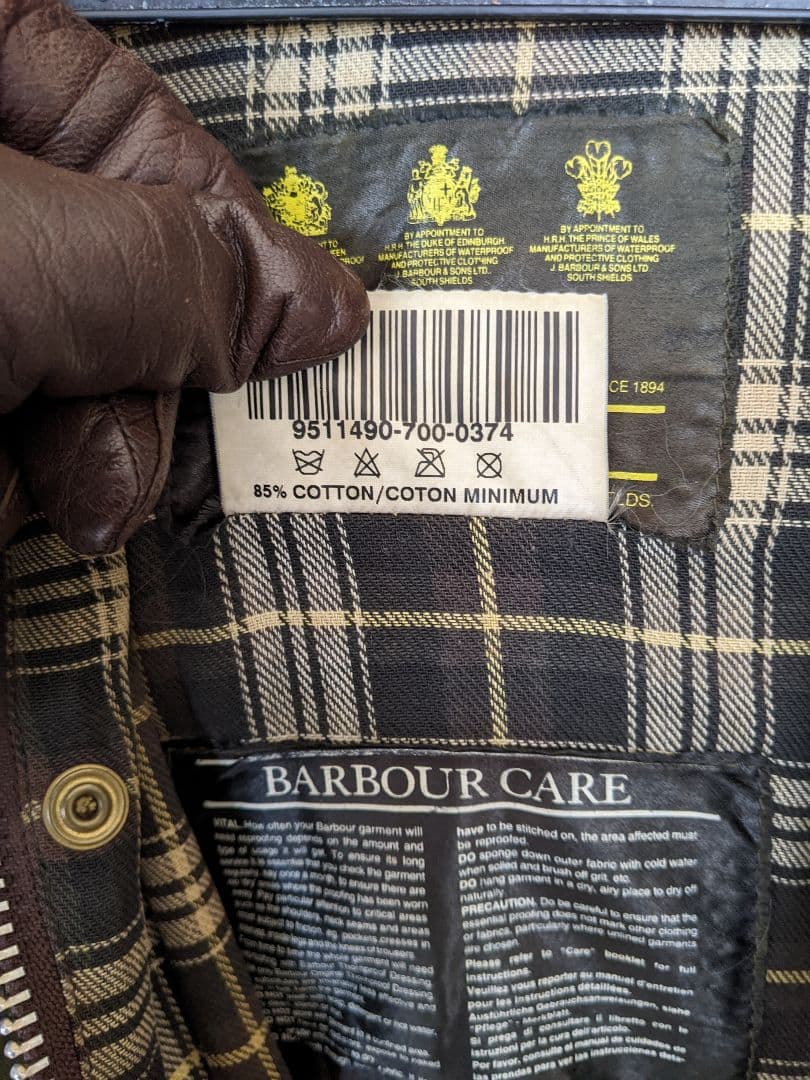 ◎Barbour・バブアー◎フード付き◎ビンテージ◎GAMEFAIR オイルド