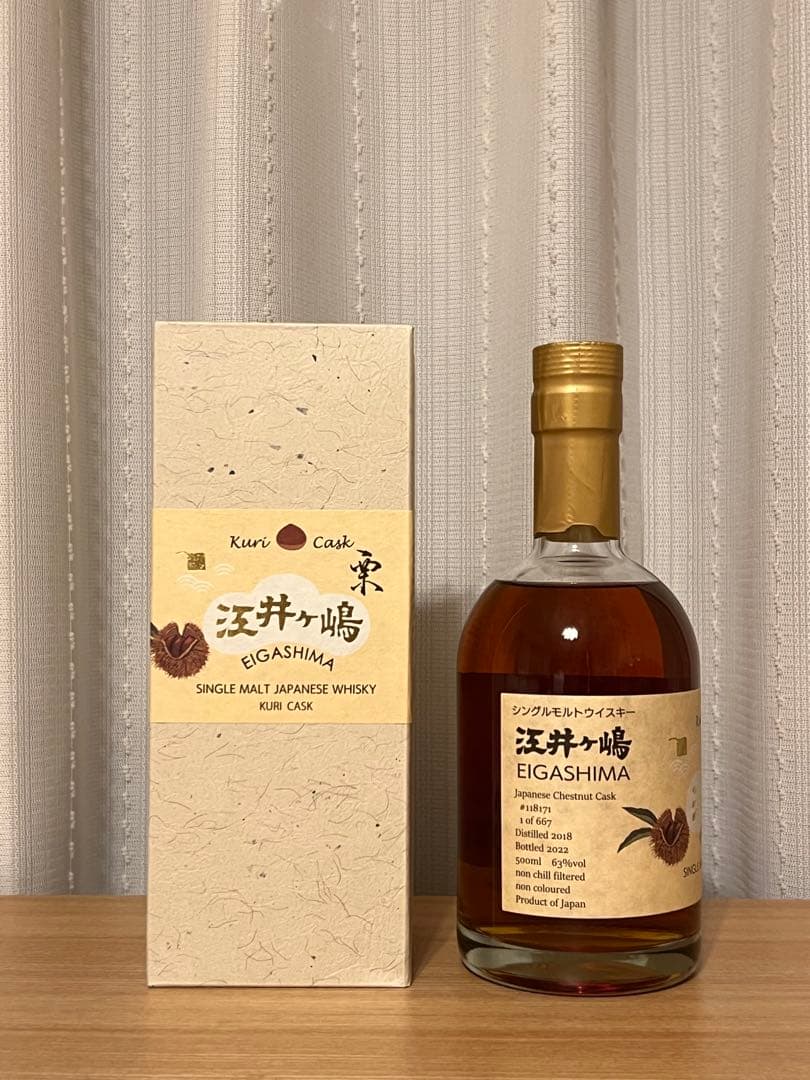 江井ヶ嶋シングルモルトジャパニーズウイスキー栗カスク栗樽⭐︎デュワーズ12年セット