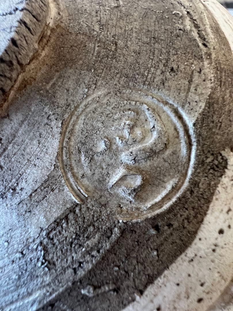 茶碗 織部焼 印陶々 骨董品