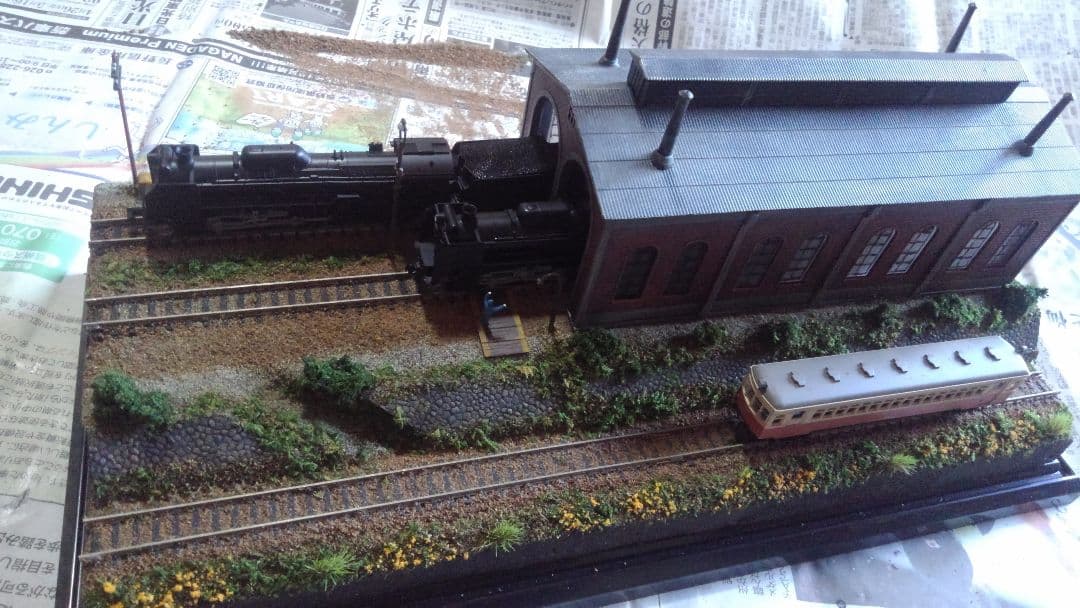 専用出品❗️✨HG仕上げ✨レンガ造り機関庫展示用ケース付き✨３線仕様❗