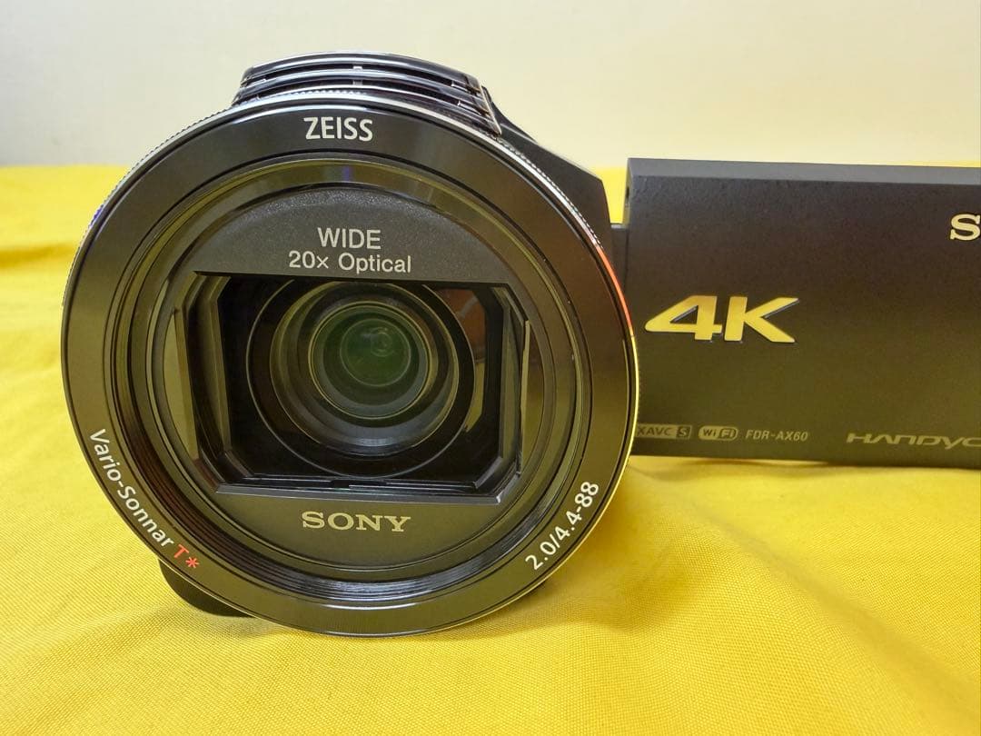 【ちるちん】SONY FDR-AX60ビデオカメラ本体 予備バッテリー