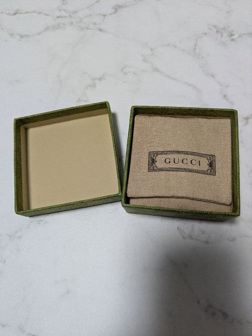GUCCI　インターロッキングG チェーン ブレスレット　エイジング加工　18号