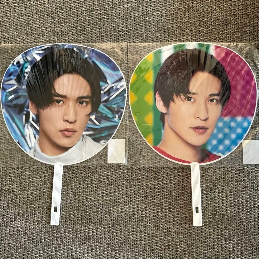 Man 目黒蓮　うちわ　エロハン　セット