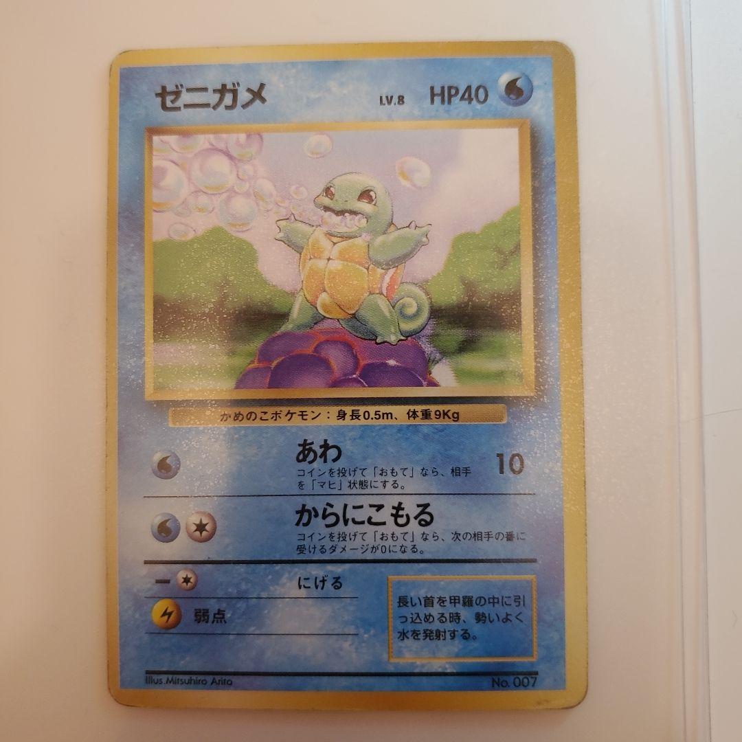 旧裏　ゼニガメ　カメール　カメックス 3枚セット　 No.009