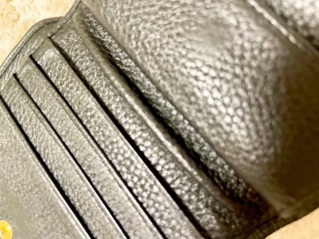 PRADA プラダ サフィアーノレザー 二つ折り財布 レディース ブラック