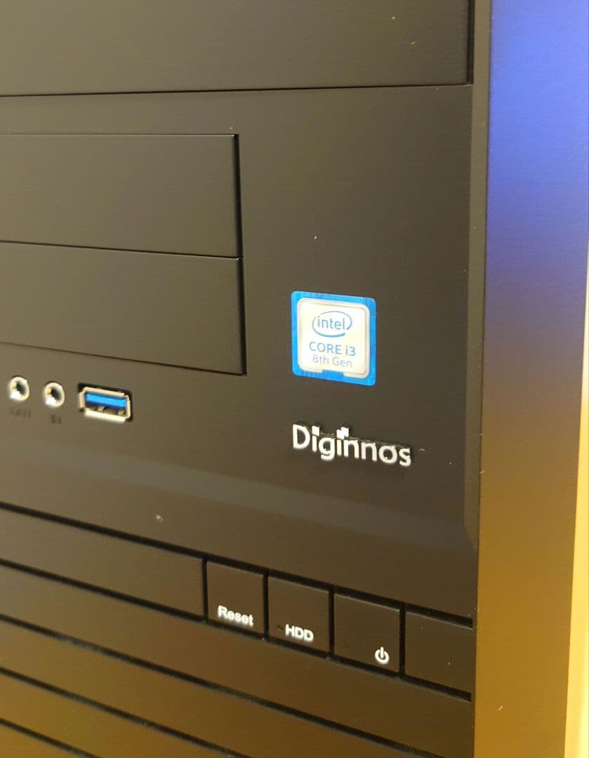 Diginnos デスクトップPC i3 8100 8GB Win11 ドスパラ