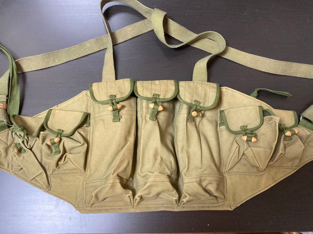 AK47用　マガジンポーチ　チェストリグ　中国軍　実物？　ナム戦