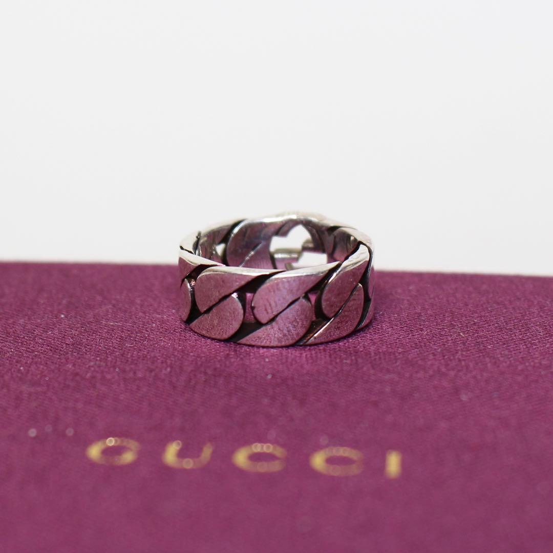 新品 グッチ リング インターロッキングG 15号 指輪