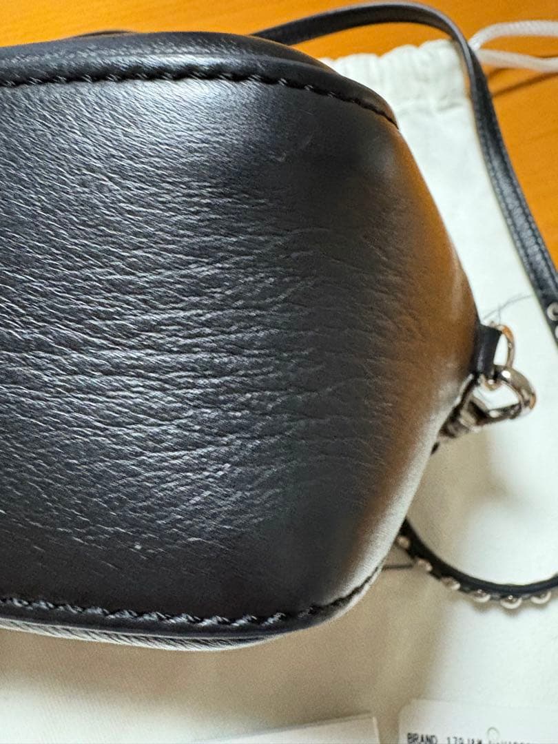 J&M DAVIDSON ショルダーバッグ チェーン ペブルミニ