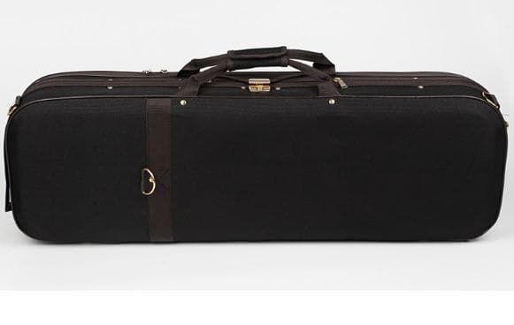 4/4 バイオリンケース軽量ブランケット、ストラップ2、湿度計付