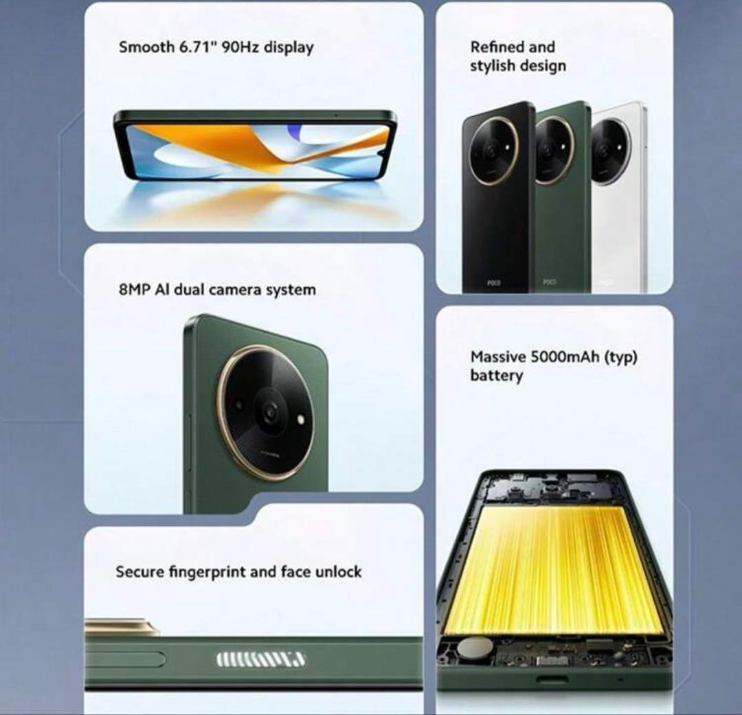 Xiaomi POCO C61 3GB/64GB SIMフリー 新商品未満使い