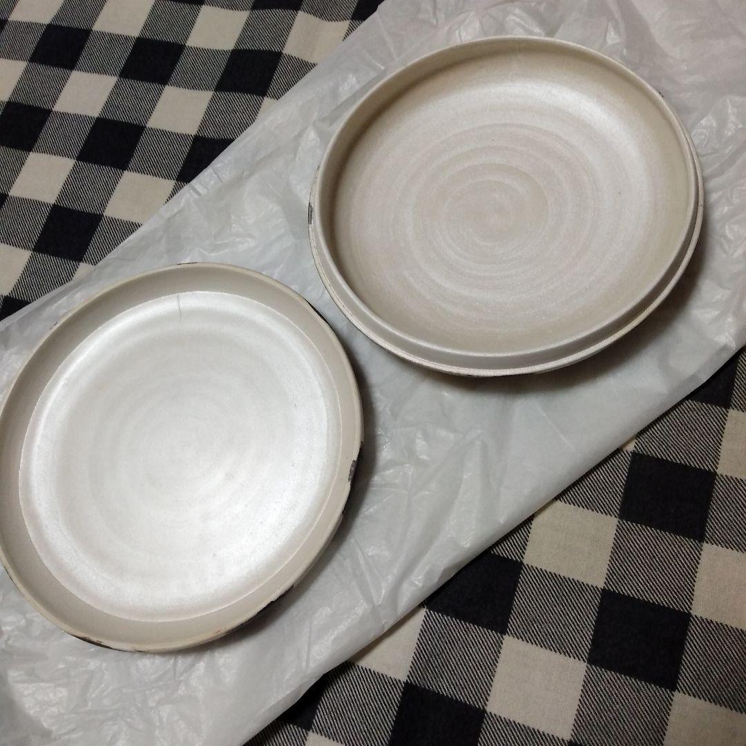 茶道具　銀彩　香合 & 蓋置き　村岡由梨