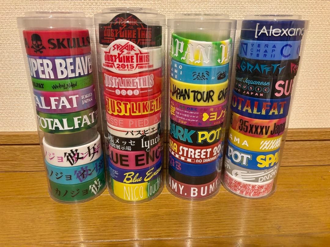 ラバーバンド 邦ロック まとめ売り タワーレコードラバーバンドケース入れ付き