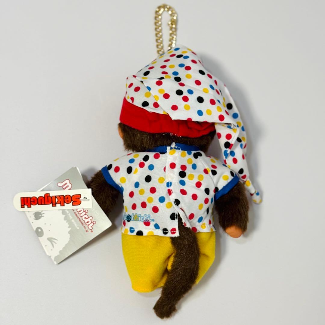 モンチッチ Sサイズ 男の子白Tシャツ＆パンツ キーチェーン付き