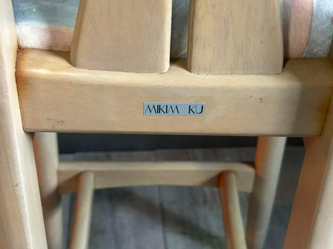 mikimoku ミキモク　カウンターチェア　オールド家具　ヴィンテージ　K