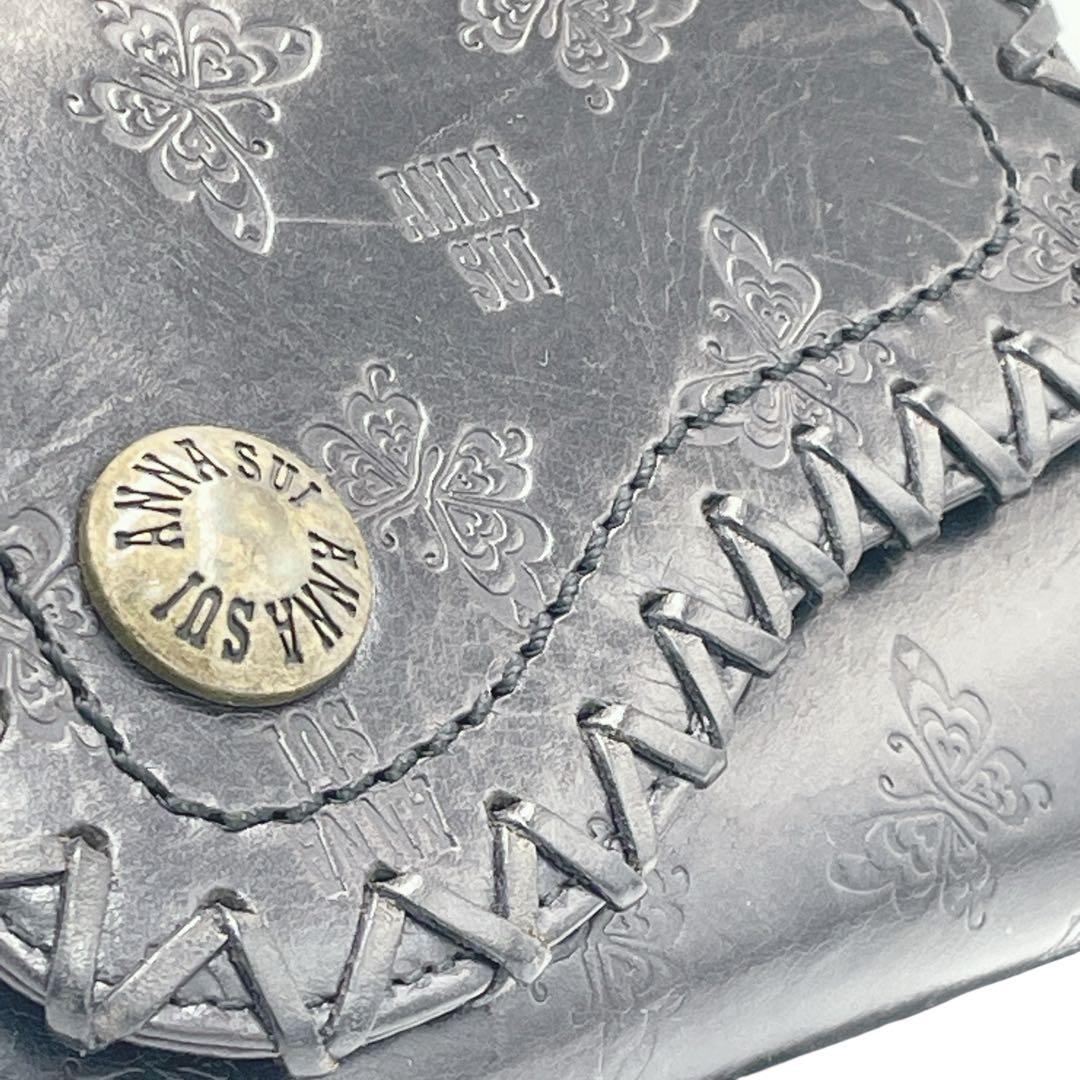 【廃盤品】ANNA SUI アンジェリーナ がま口 折り財布 バタフライ