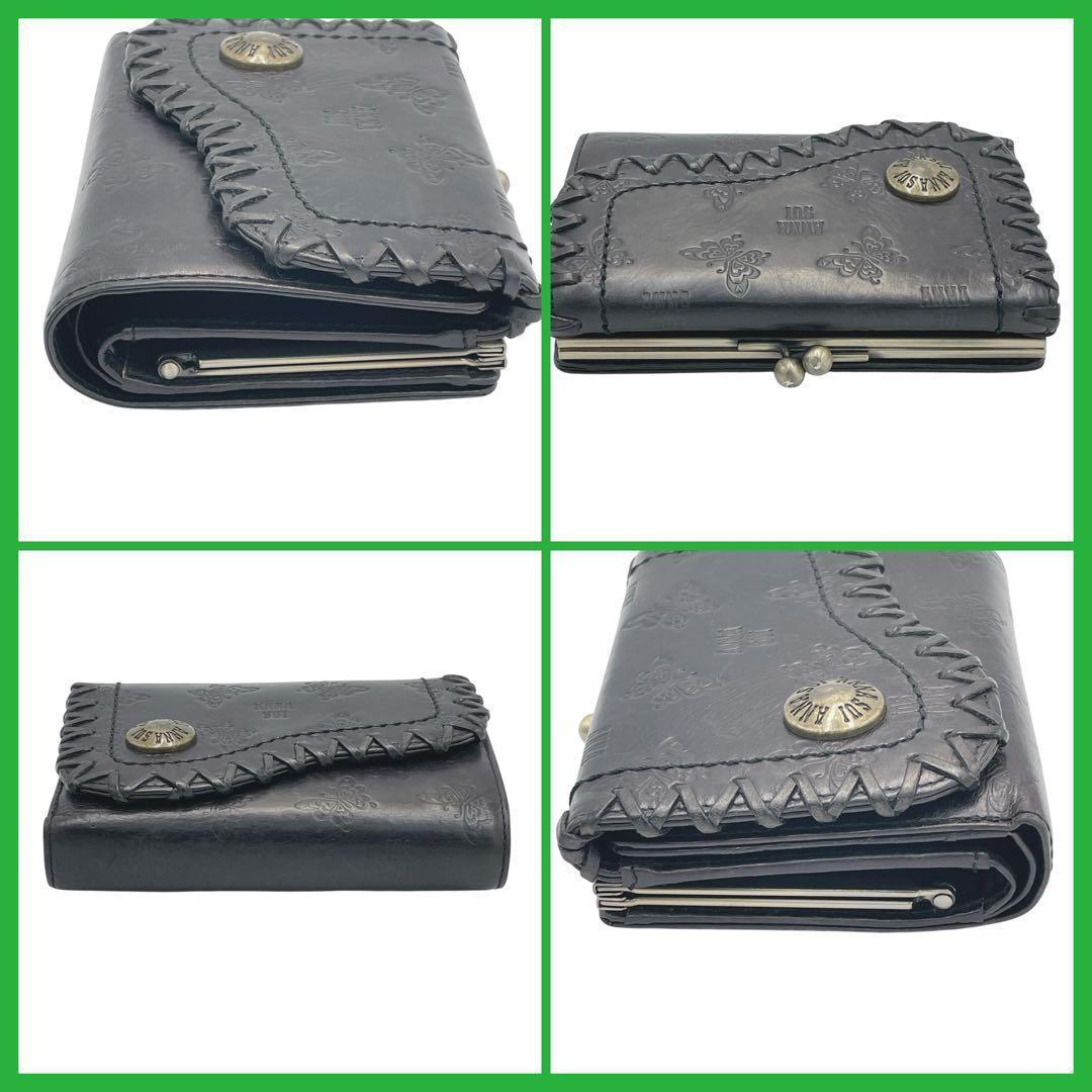 【廃盤品】ANNA SUI アンジェリーナ がま口 折り財布 バタフライ