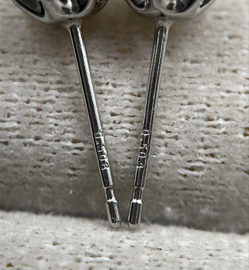 JL102★高級 大粒ダイヤモンド1.012ct プラチナ ピアス ソ付