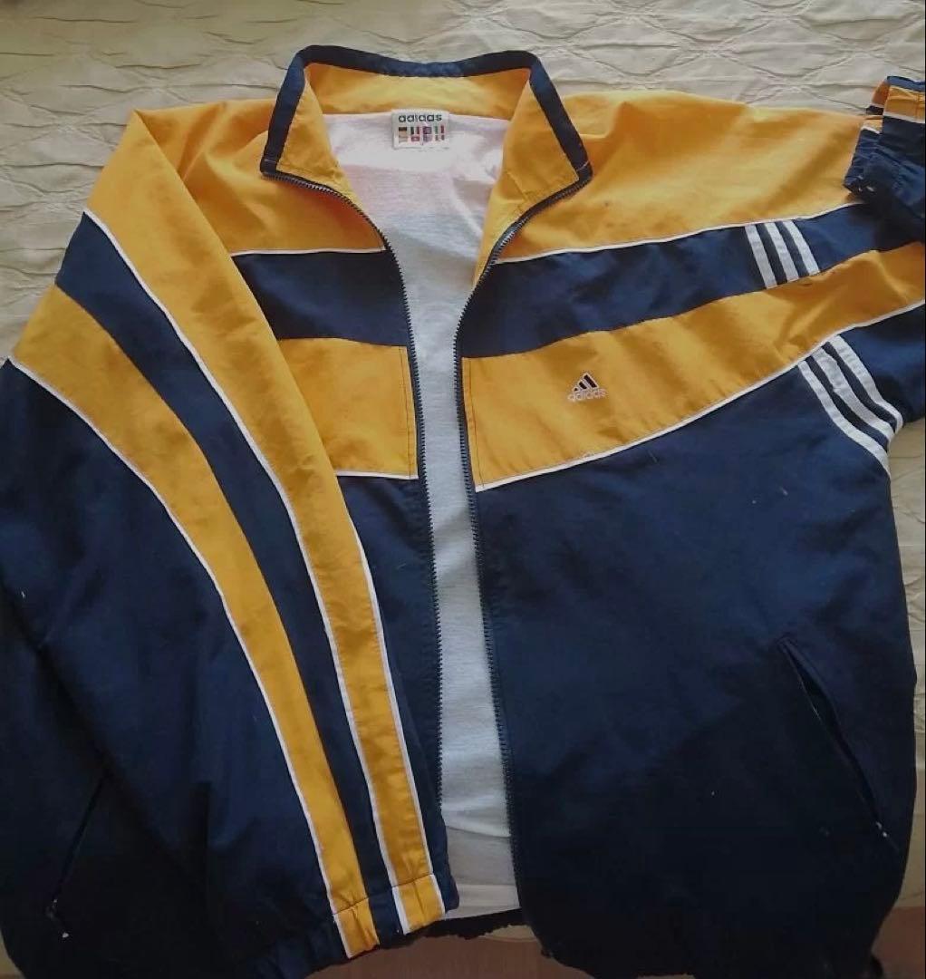 コ*キ様 adidas 90s ナイロンジャケット Eve underblue