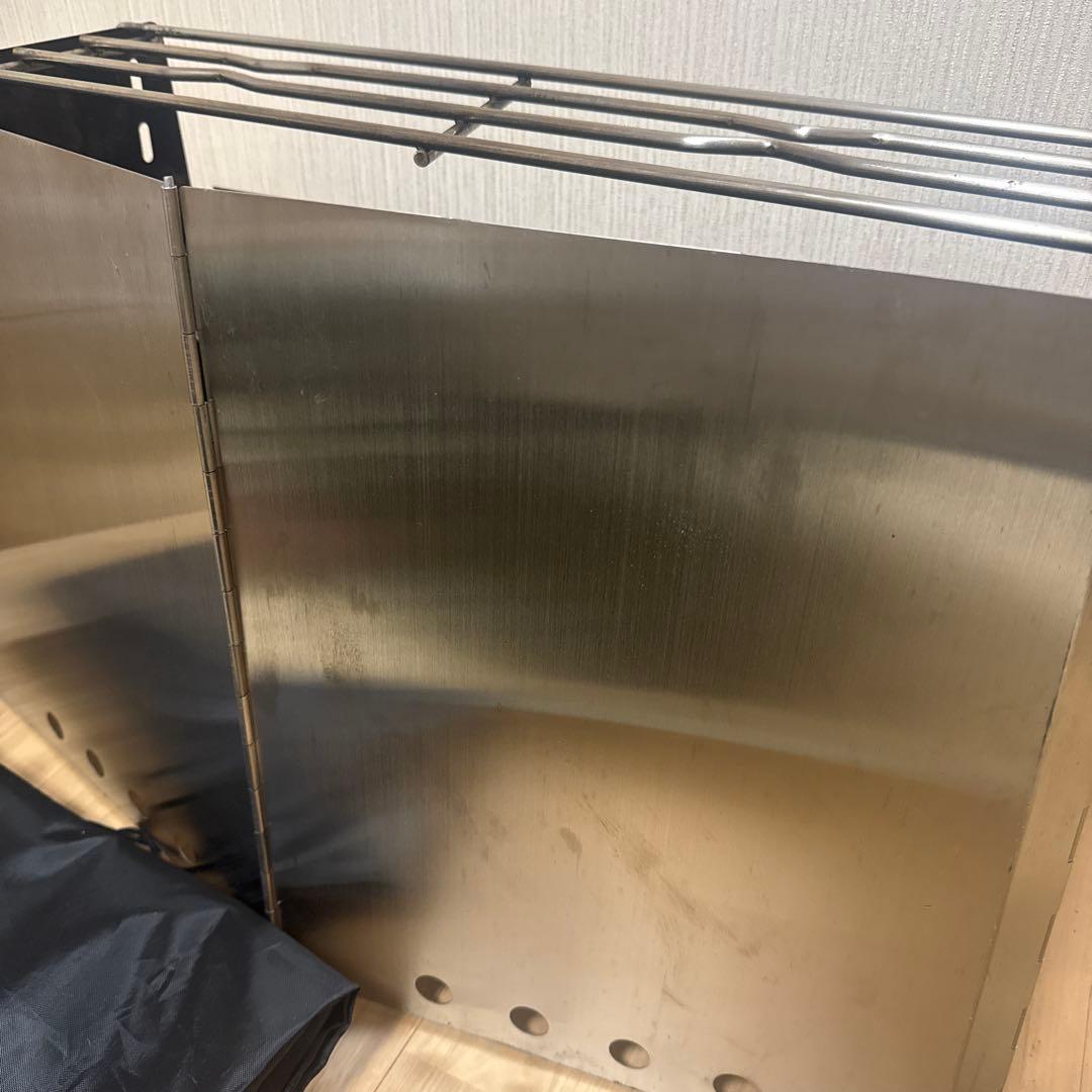 ユニフレーム 薪グリルラージ　廃盤