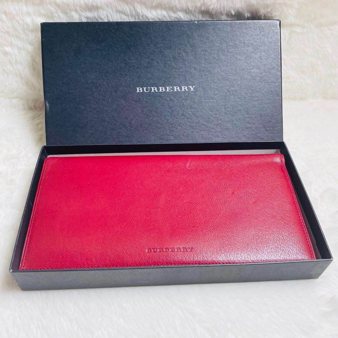 極美品　BURBERRY がま口　長財布　二つ折り　ノバチェック　おしゃれ