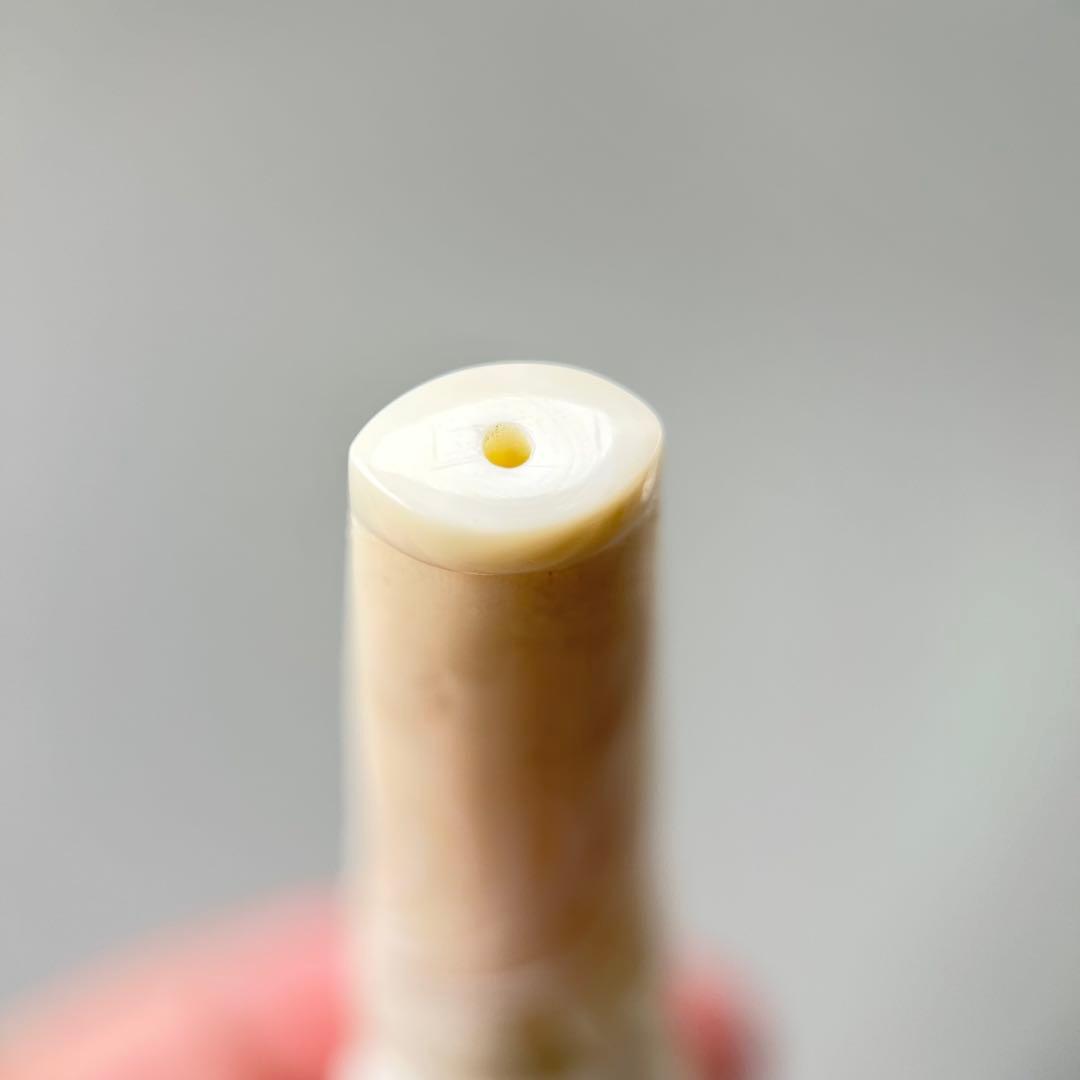 鯨歯製　彫刻入り　煙管（キセル）部品／煙草パイプ用マウスピース