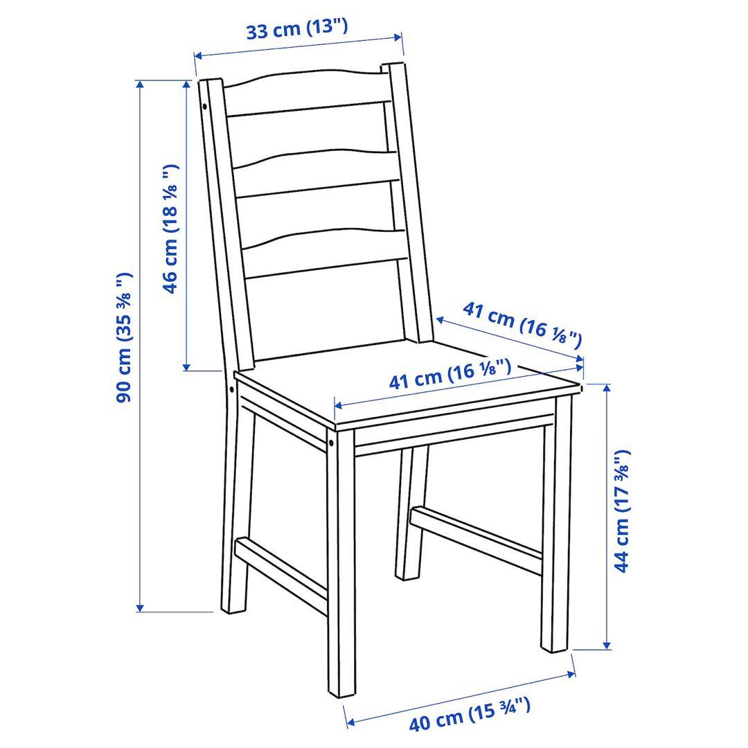 IKEA テーブル(リーサボー)&チェア(ヨックモック)　1台4脚セット