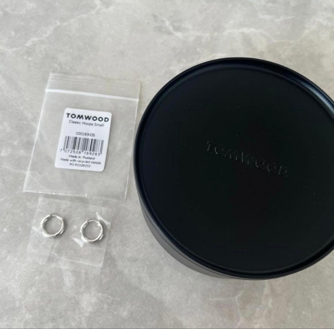 再入荷【TOM WOOD】Classic Hoop Small ピアス シルバー