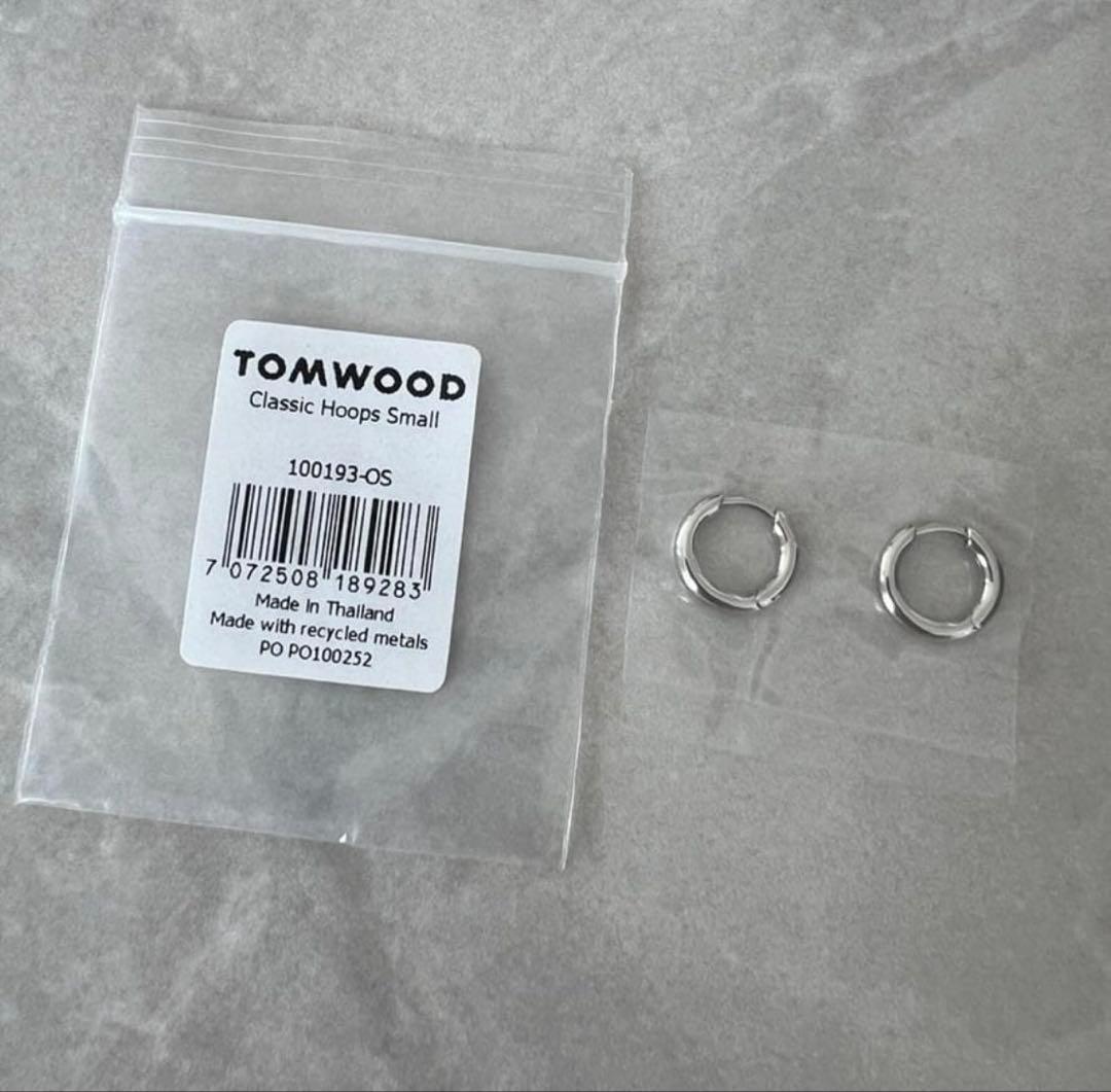 再入荷【TOM WOOD】Classic Hoop Small ピアス シルバー
