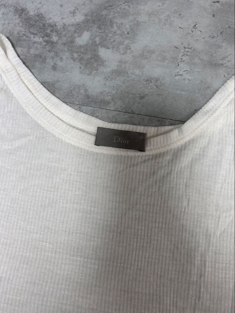 Dior Homme SS06 レーヨン　ストライプ　キャミソール　タンクトップ