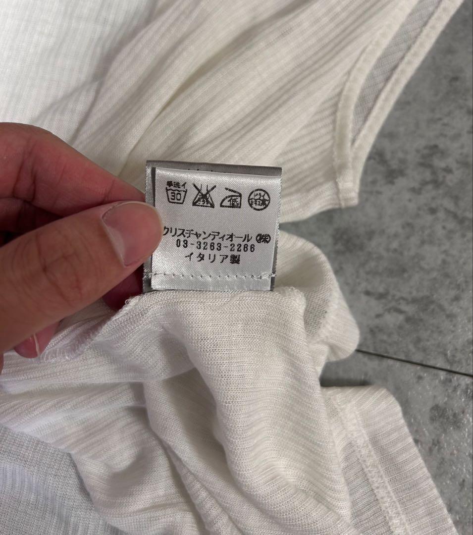 Dior Homme SS06 レーヨン　ストライプ　キャミソール　タンクトップ