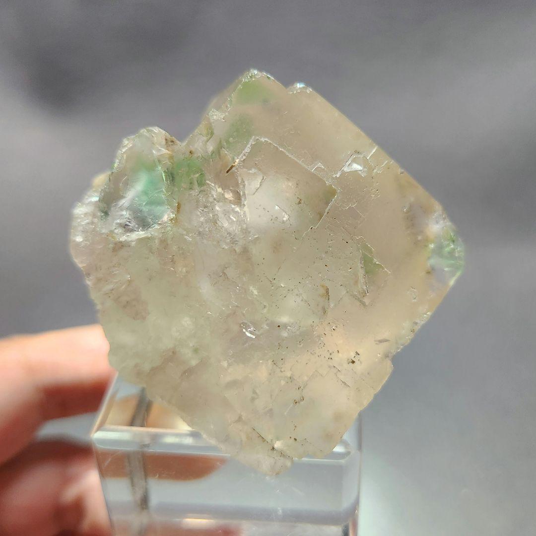 美品✨ほんのりピンク ペーニャブランカ産 フローライト原石