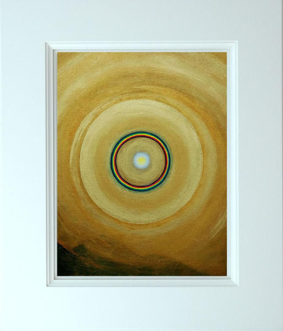 油絵 菅家令子 絵 絵画インテリア 額付(白) F6-G282023風景祈り希望