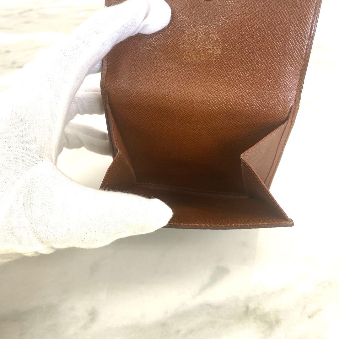 #ルイヴィトン モノグラムのお財布　ユニセックス　Wホック