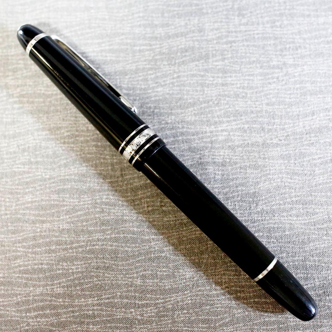 【美品 送料込み】モンブラン 万年筆 １４５ マイスター プラチナライン