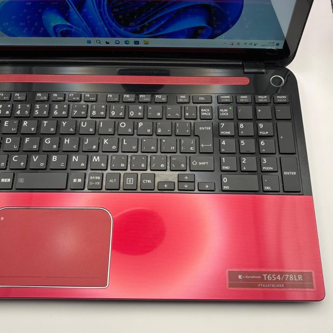 【東芝】T654 高性能i7 新品SSD1TB 16GB ノートPC