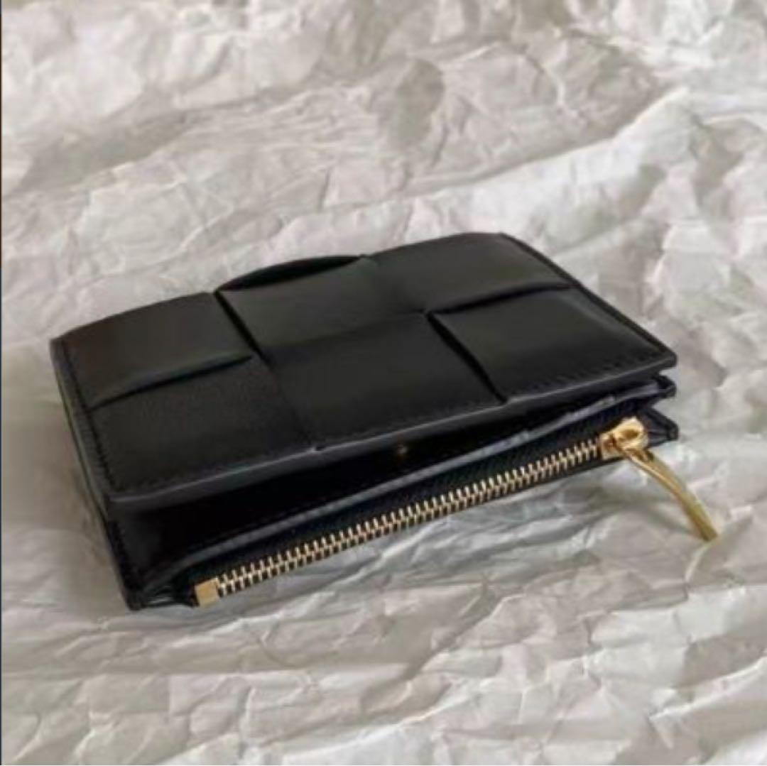 Bottega Veneta ブラック 二つ折り財布