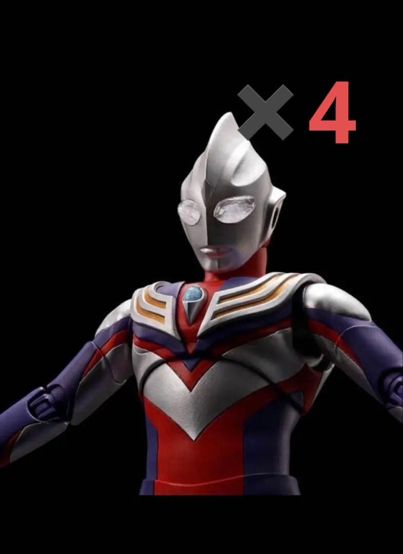 4個　S.H.Figuarts ウルトラマンティガ　マルチタイプ　ウルトラの星