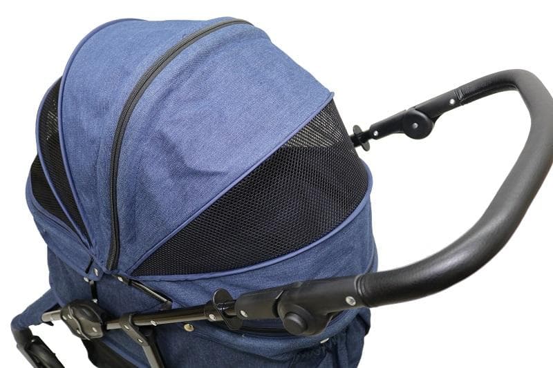 在庫調整の為大特価！ココハート ４輪ペットカート/甘えん坊バギーBIG デニム