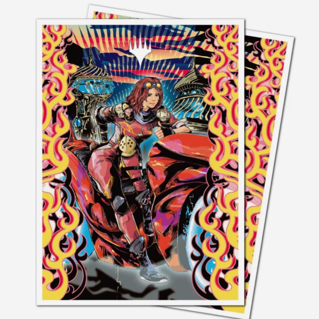 【未使用】灯を追う者、チャンドラ　プレイマット　スリーブ　デッキボックス　セット