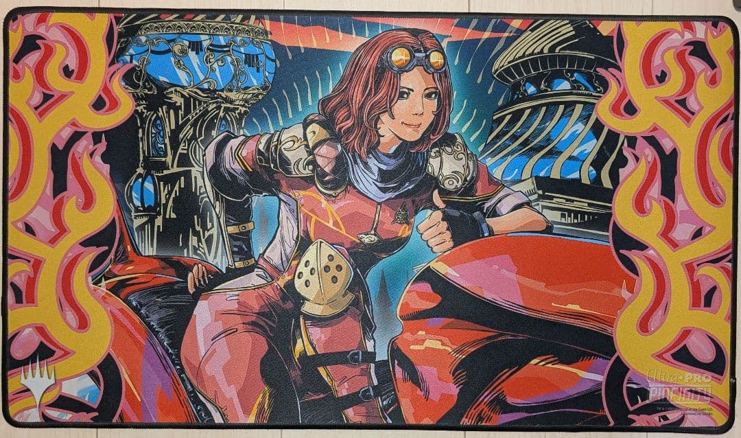 【未使用】灯を追う者、チャンドラ　プレイマット　スリーブ　デッキボックス　セット