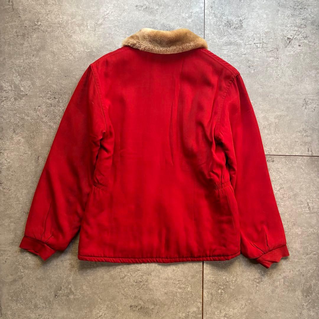 古着　50s davega レーヨン　ギャバジン　ジャケット　ギャバジャン