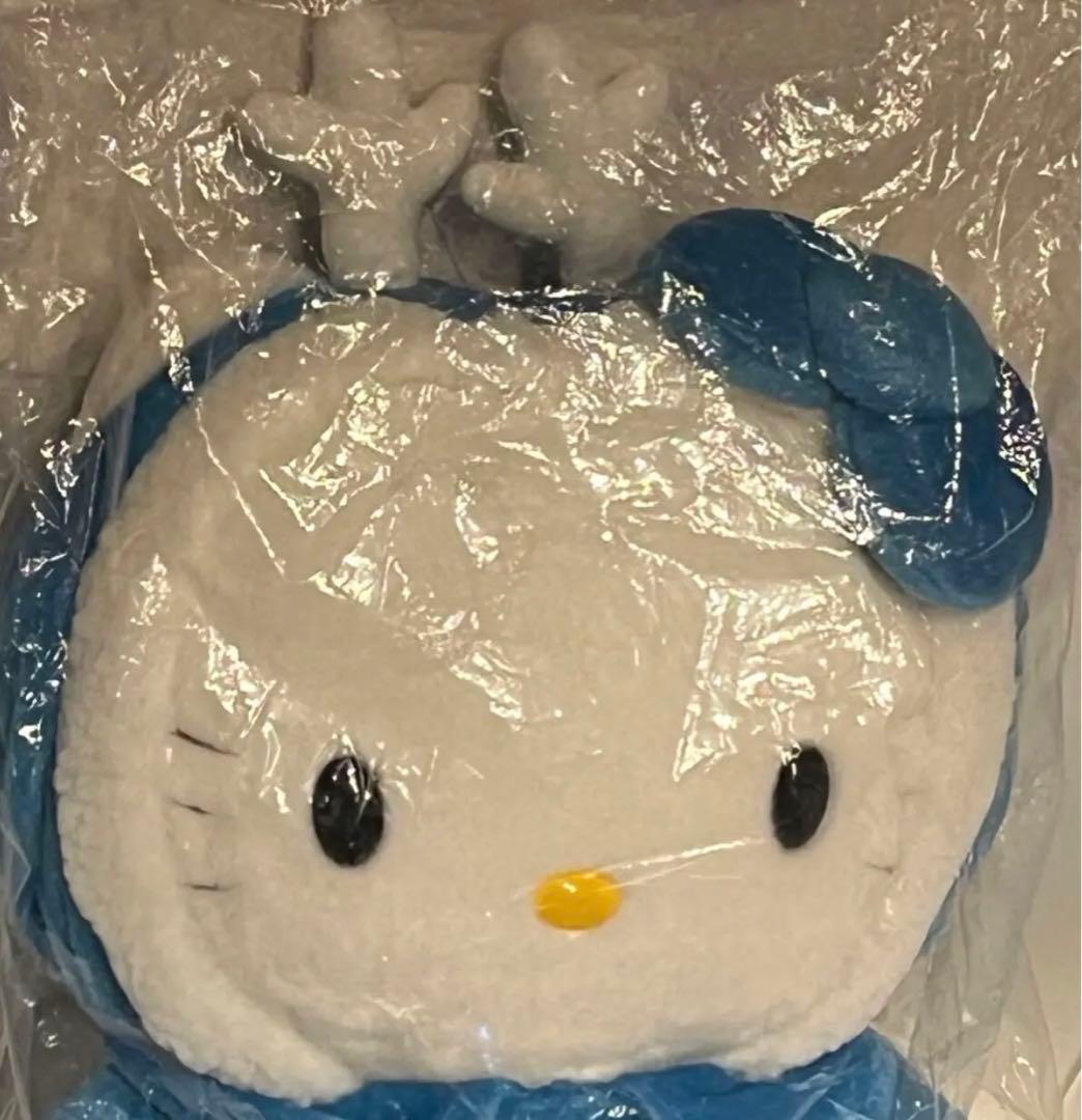 ❣️新品紙タグ付き❣️ ハローキティ　トナカイ　ぬいぐるみ　特大　レア　レトロ