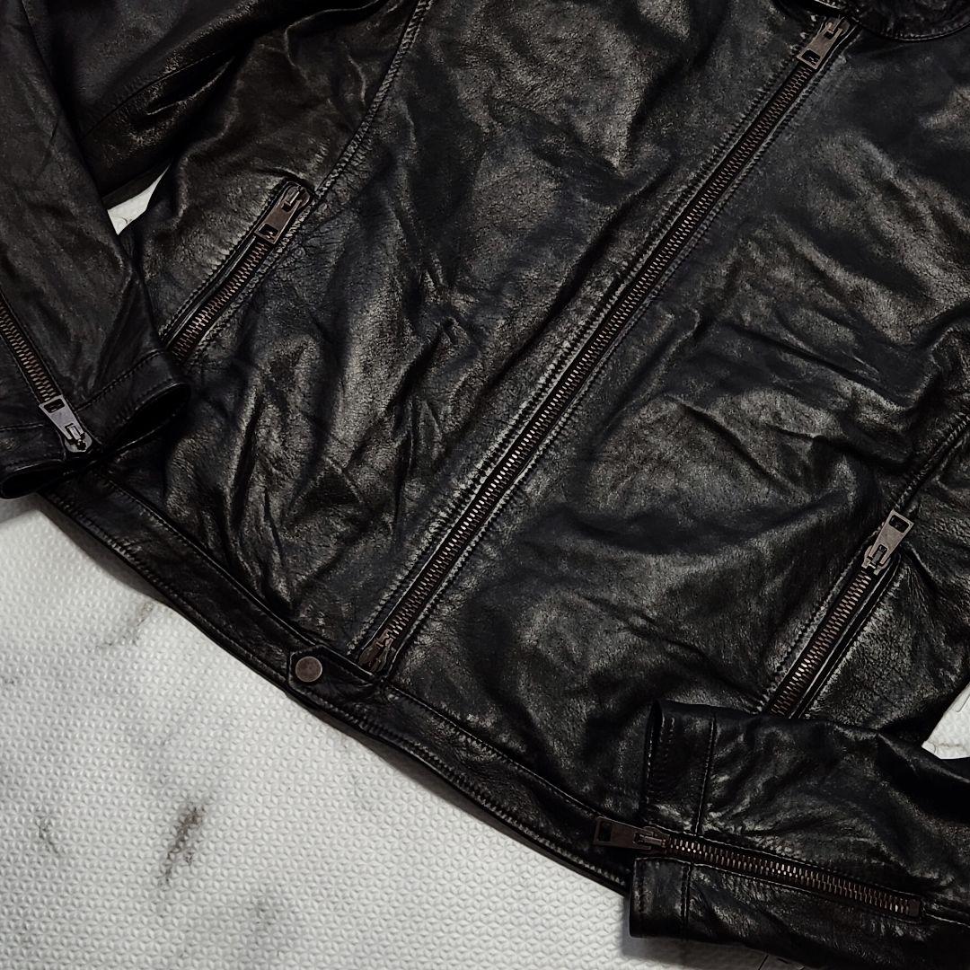 入手困難✨XXL相当 タリアトーレ ライダースジャケット ラムレザー 54
