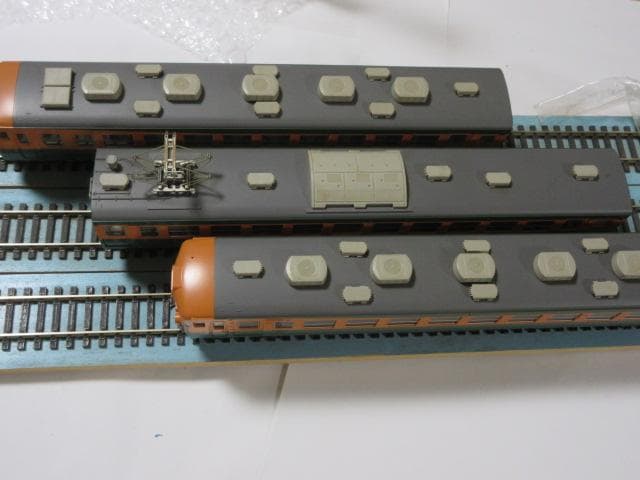 国鉄 急行形 165系電車 3両セット HOゲージ　(プラ製 / KATO製）