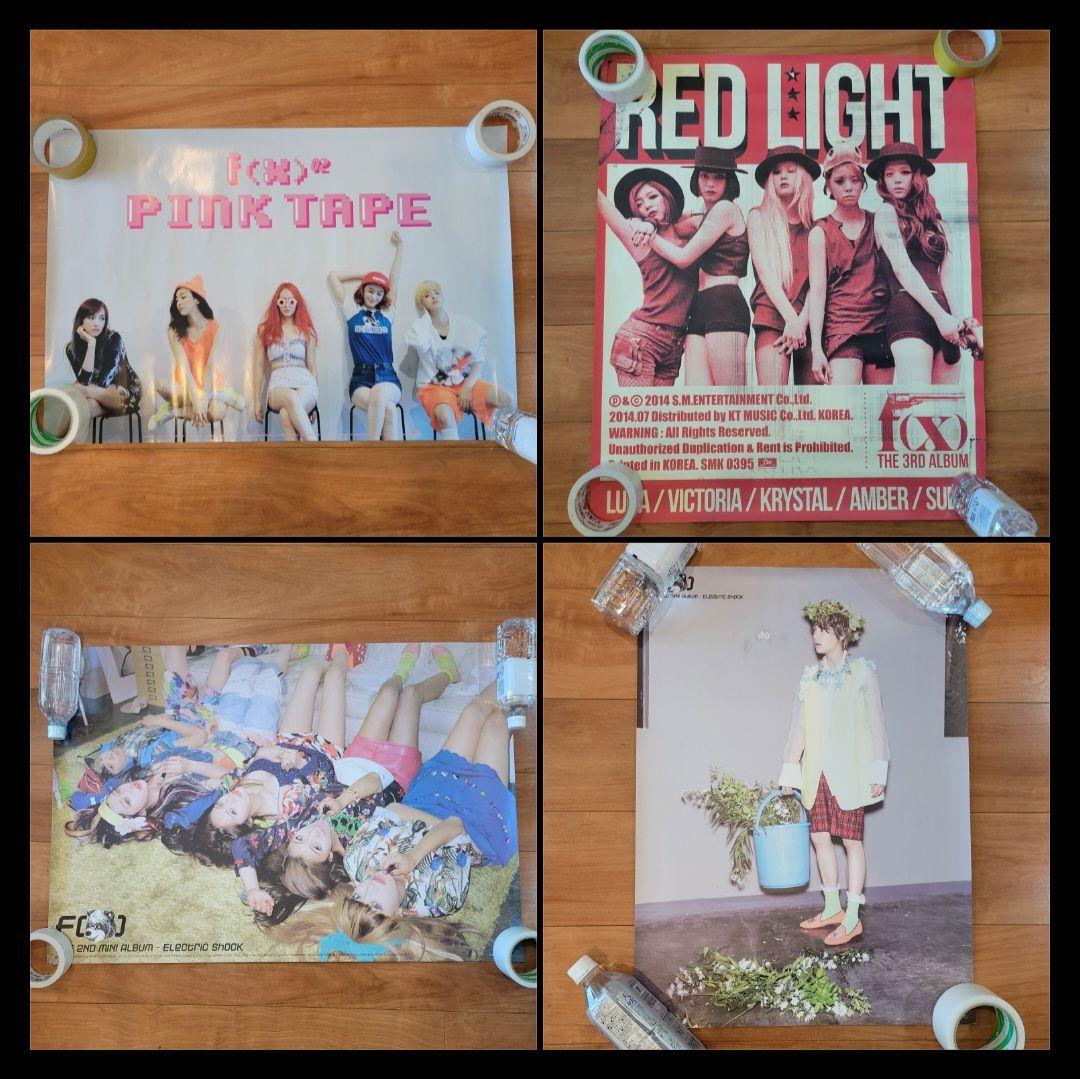【すべて未使用】f(x) 公式ポスター4枚セット 非売品 ソルリ クリスタル