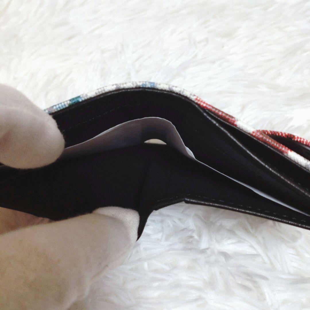 ✨️未使用✨️ヴィヴィアンウエストウッド マドラス チェック 二つ折財布